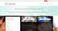 Desktop Screenshot of esldirectory.com